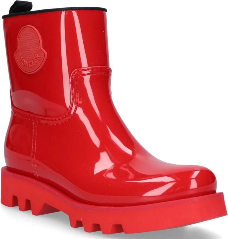 Moncler Rain Boots Rood Dames