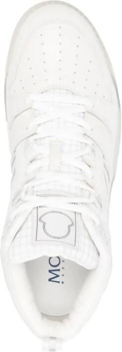 Moncler Reflecterende High-Top Sneakers White Heren