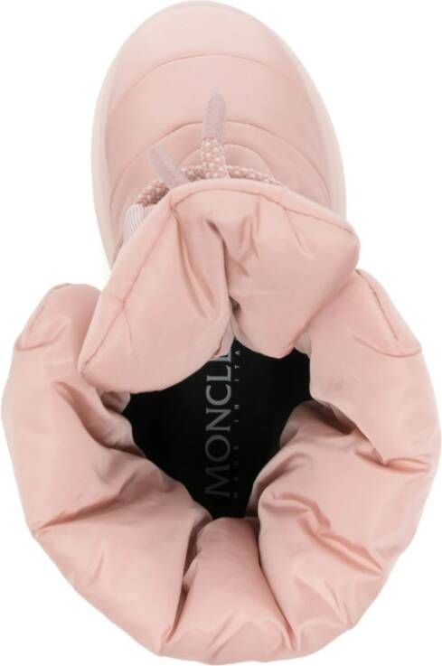 Moncler Roze Bewust Gewatteerd Ontwerp Laarzen