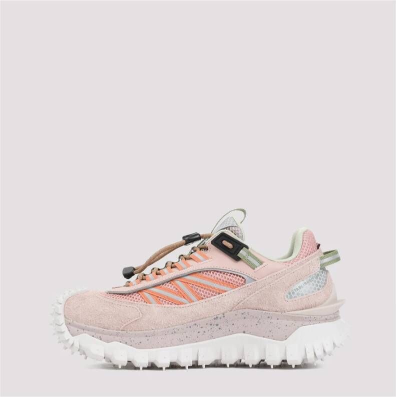 Moncler Roze & Paarse Sneakers Ss24 Pink Dames