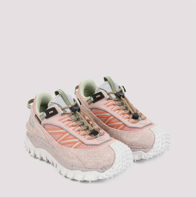 Moncler Roze & Paarse Sneakers Ss24 Pink Dames