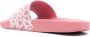 Moncler Comfortabele Ronde Open Teen Sandalen Pink Dames - Thumbnail 8