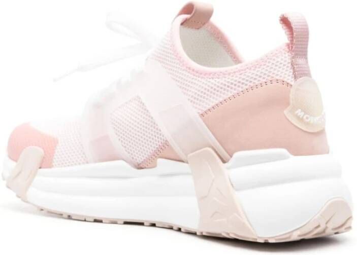 Moncler Roze Lunarove Panel Sneakers Roze Dames