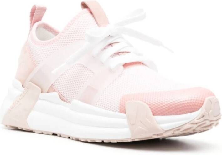 Moncler Roze Lunarove Panel Sneakers Roze Dames