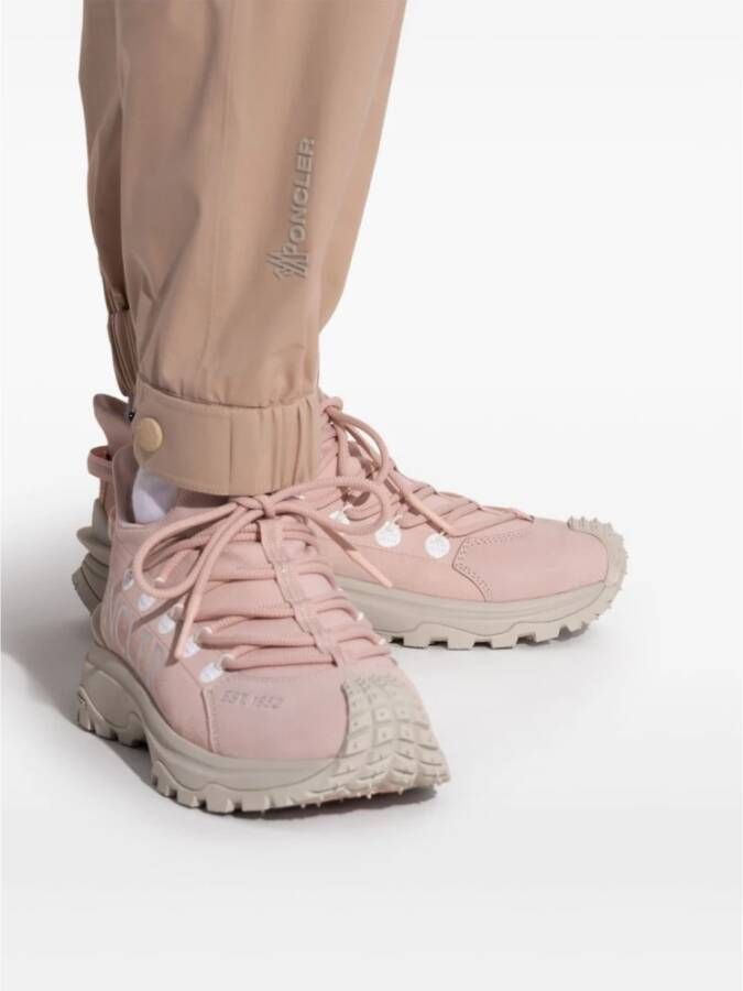 Moncler Roze Sneakers voor Vrouwen Pink Dames