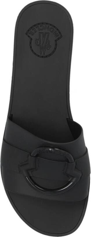Moncler Rubber slides Black Dames