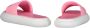 Moncler Rubberen Slides Pink Dames - Thumbnail 4