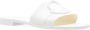 Moncler Witte Slides met 3D Logo Band Beige Dames - Thumbnail 4