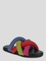 Moncler Jbraided Slides Zomerse Stijlvolle Slippers Blauw Dames - Thumbnail 3