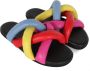 Moncler Witte Jbraided Slides Schoenen Zwart Dames - Thumbnail 3