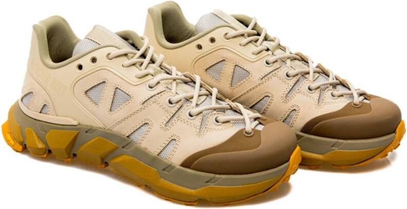Moncler Silencio Sneakers met Rubberen Zool Beige Heren
