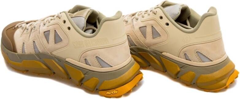 Moncler Silencio Sneakers met Rubberen Zool Beige Heren