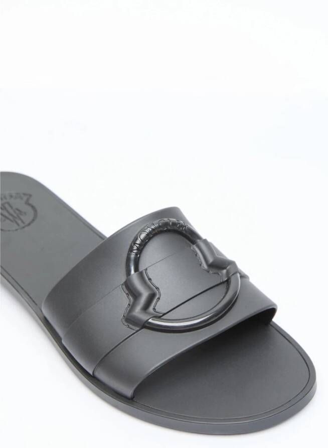 Moncler Sliders Black Dames