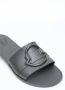 Moncler Zwarte Mon Slides met 3D Logo Black Dames - Thumbnail 12