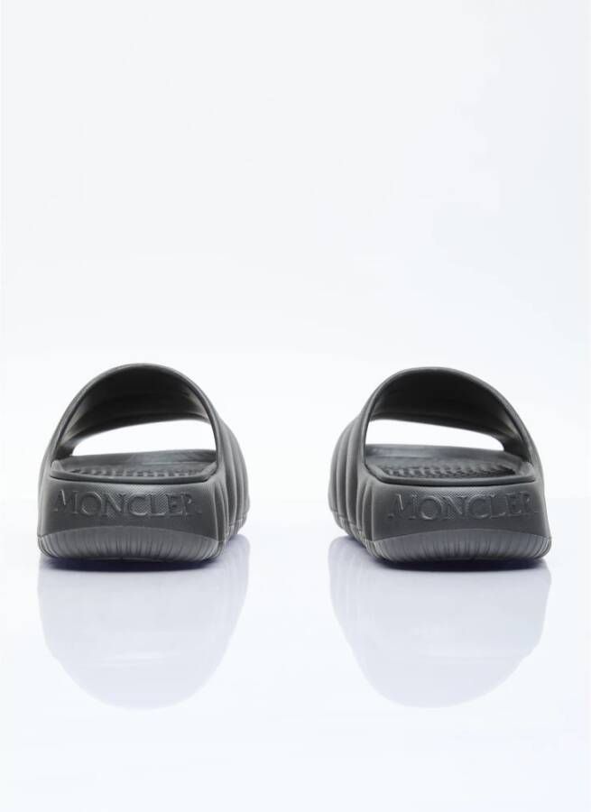 Moncler Sliders Black Heren