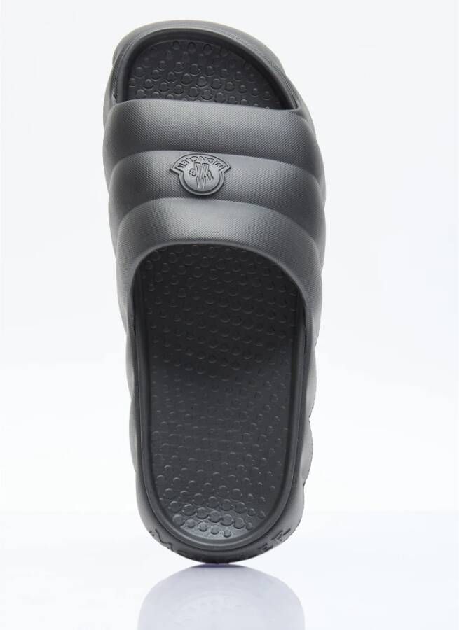 Moncler Sliders Black Heren