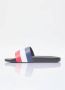 Moncler Grijze Slides Schoenen Breed Band Multicolor Heren - Thumbnail 13