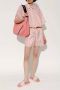 Moncler Comfortabele Ronde Open Teen Sandalen Pink Dames - Thumbnail 4