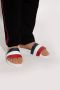 Moncler Witte Sandalen met Gestreept Ingelegd Logo White - Thumbnail 7