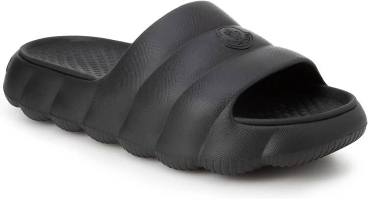 Moncler Sliders Zwart Heren