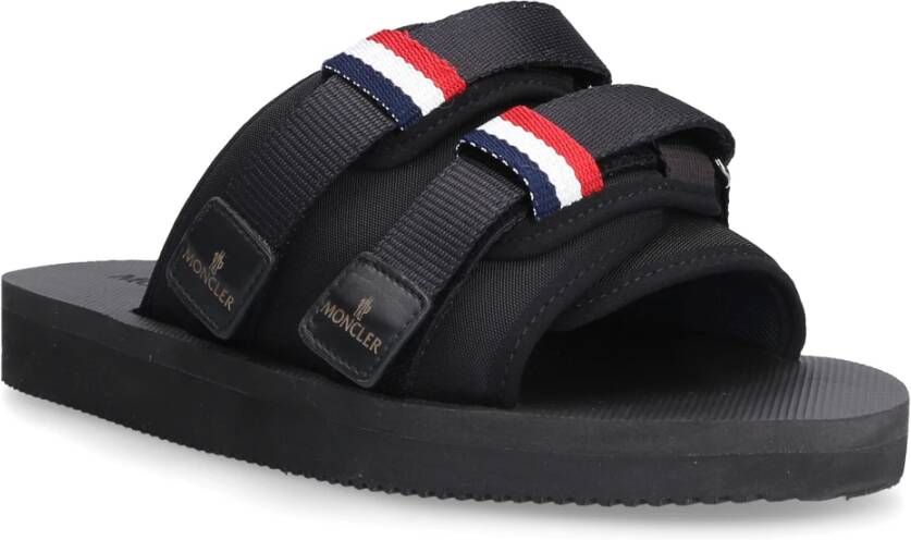 Moncler Sliders Zwart Heren