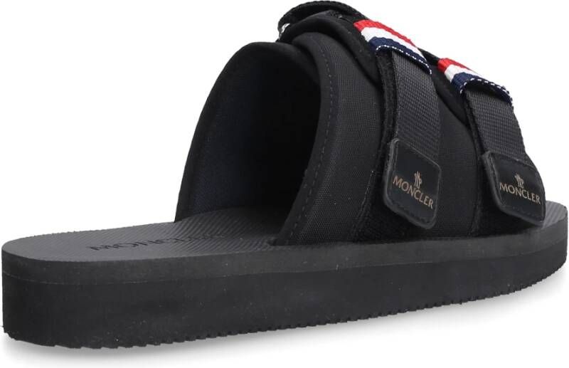 Moncler Sliders Zwart Heren