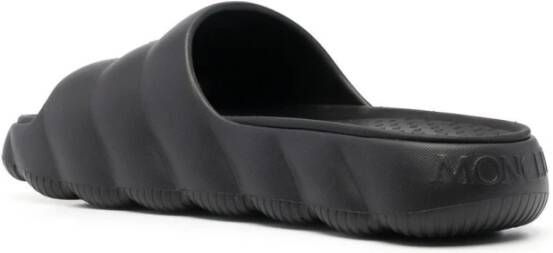 Moncler Sliders Zwart Heren