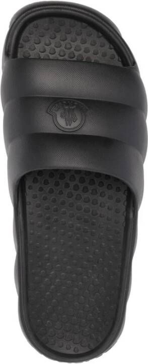 Moncler Sliders Zwart Heren