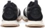 Moncler Grijze Suède Sneakers Ronde Neus Wit Logo Patch Rubberen Zool - Thumbnail 5