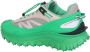 Moncler Groene Veterschoenen met Geperforeerde Inzet Green Heren - Thumbnail 4
