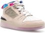 Moncler Multikleur Leren Sneakers met Logo Patch Meerkleurig Dames - Thumbnail 3