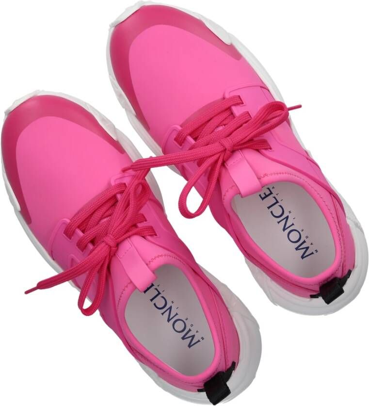 Moncler Lunarove Neopreen Lage Sneakers Roze Dames