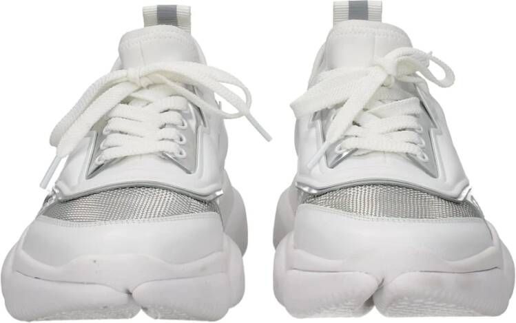 Moncler Low-Top Sneakers met Oversized Sole Wit Dames