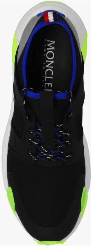 Moncler Lunarove Sneakers in Zwart Blauw en Geel Zwart Heren