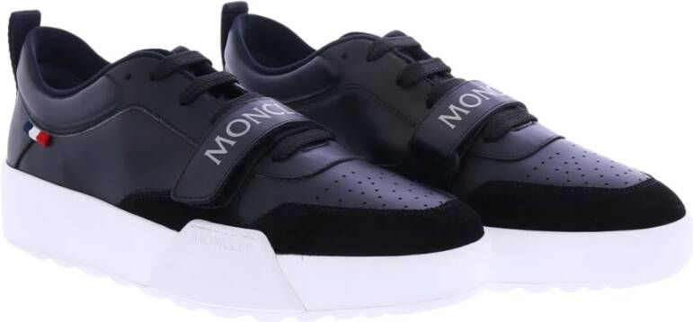 Moncler Synthetische Bounce Low Top Sneakers Zwart Heren