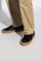 Moncler Zwarte leren sneakers Aw24 Black Heren - Thumbnail 2