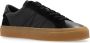 Moncler Zwarte leren sneakers Aw24 Black Heren - Thumbnail 4