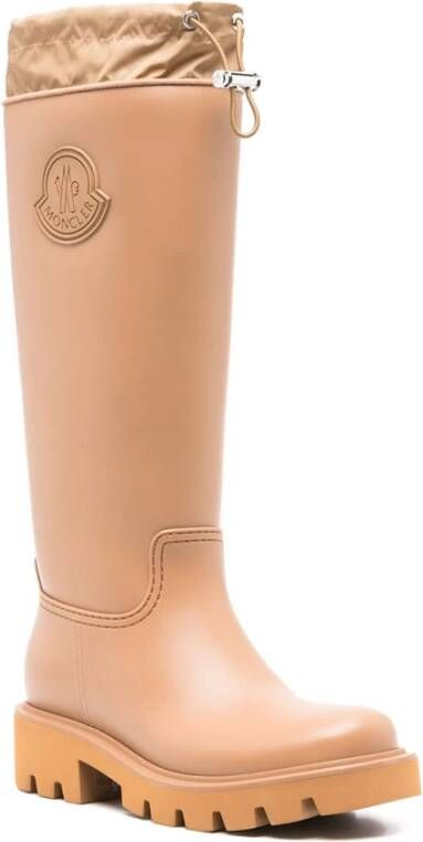 Moncler Stijlvolle regenlaarzen voor elk weer Pink Dames