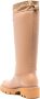 Moncler Bruine Hoge Regenlaarzen Waterdicht Minimalistisch Brown - Thumbnail 16