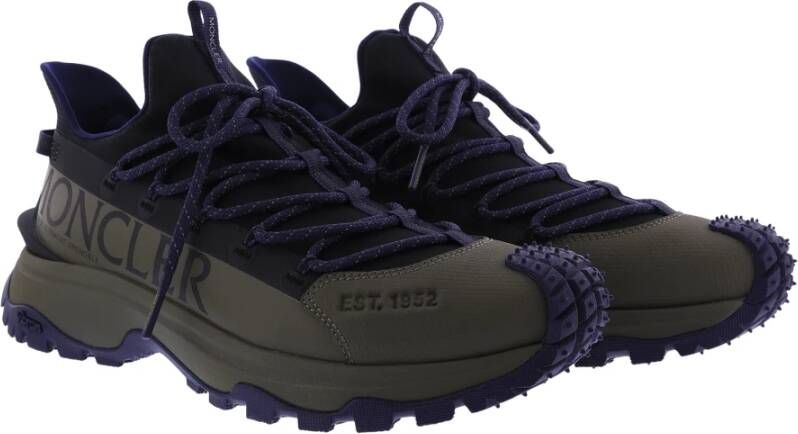 Moncler Lite2 Low Top Sneakers Groen Heren