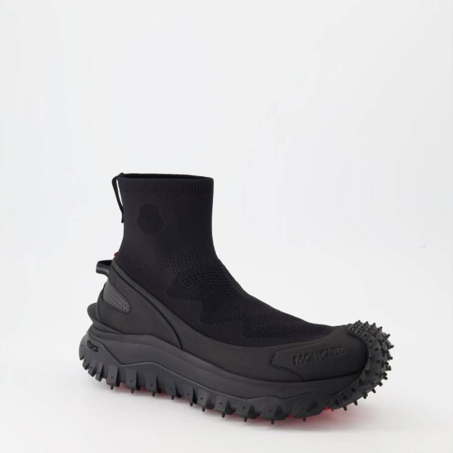 Moncler Trailgrip Slip-On Sokontwerp Sneakers Black Heren