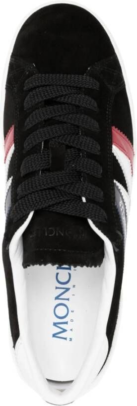 Moncler Velvet Low-Top Sneakers Zwart Multicolor