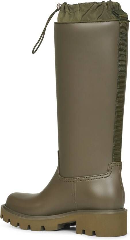 Moncler Waterdichte Slip-On Laarzen Olijfgroen