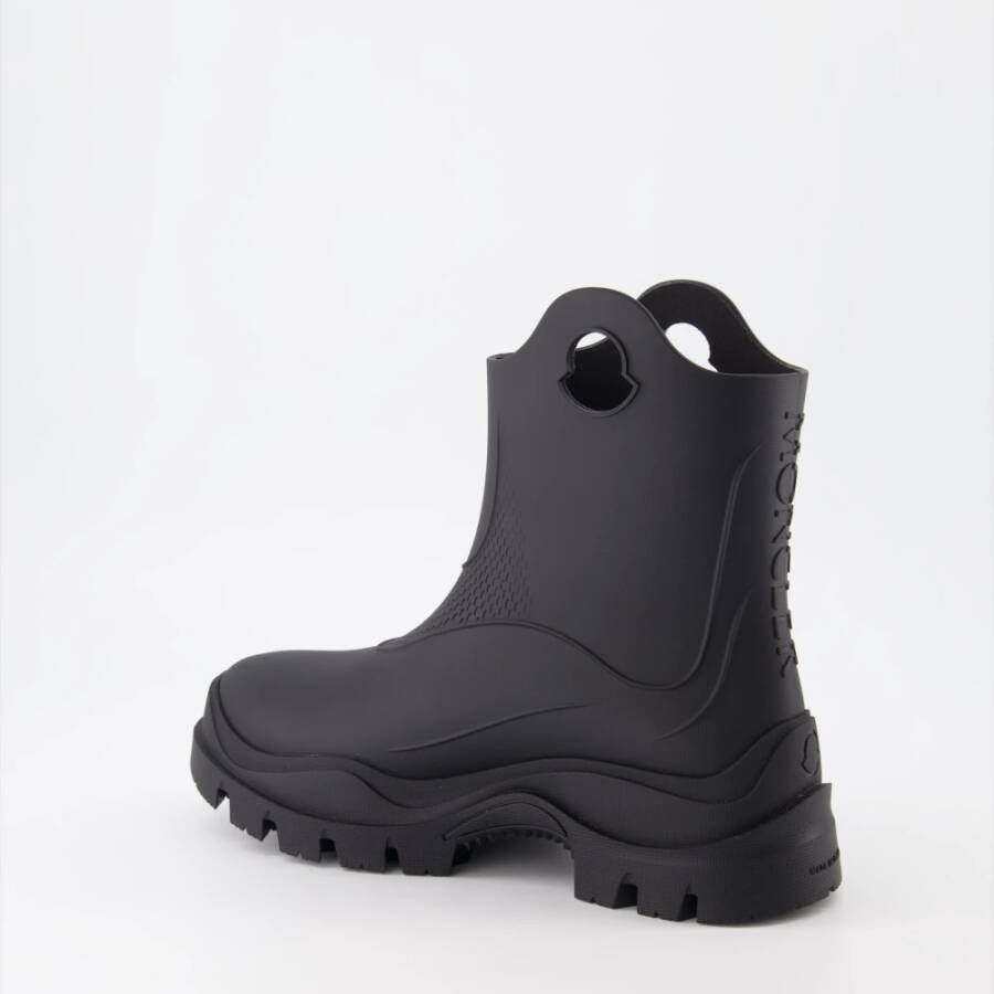 Moncler Waterdichte Slip-On Regenlaarzen Black Dames