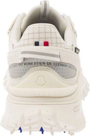 Moncler Witte lage sneakers met logo White Dames
