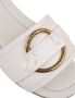 Moncler Witte Leren Slides Bell Stijl White Dames - Thumbnail 2