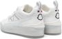 Moncler Witte Leren Sneakers met Geperforeerd Detail White Dames - Thumbnail 3
