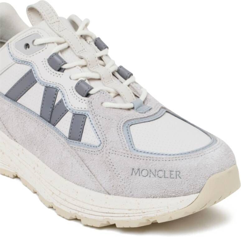 Moncler Witte Lite Runner Lage Top Sneakers Multicolor Heren