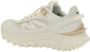 Moncler Witte Logo Sneakers Leer Vrouw Beige Dames - Thumbnail 3