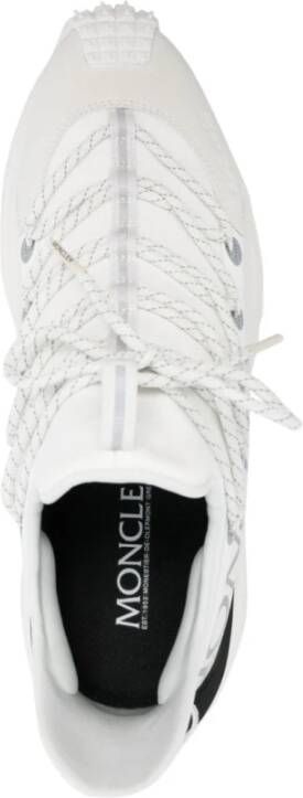 Moncler Witte Low-Top Ripstop Sneakers White Heren